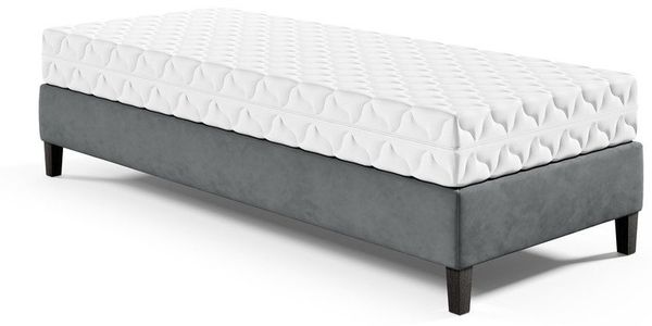 Best for Home Boxspringbett Hotelbett, Gästebett, Rahmenbett, Einzelbett, Bettgestell, Massivholz (Seniorebett, Matratze, Jugendbett, Kinderbett, 70x200 80x200 90x200 100x200 cm), Komfortbett, Boxspringgestell, flexible Liefermöglichkeiten