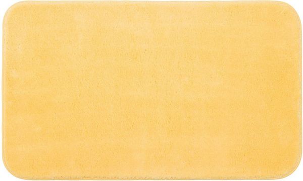 Gözze Badematte Rio Premium, Höhe 18 mm, rutschhemmend beschichtet, fußbodenheizungsgeeignet, schnell trocknend, Polyester, rechteckig, Badteppich, Uni Farben, waschbar, rechteckig & rund erhältlich