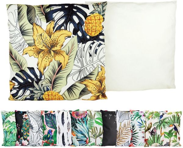 JACK Dekokissen JACK Outdoor Lounge Kissen 45x45 cm mit Motiv inkl. Füllung Wasserfest, mit Lotus-Effekt, Robust, Strapazierfähig, für Innen & Außen geeignet