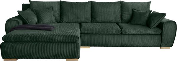 Home affaire Ecksofa Katja L-Form, B: 325 cm - OTTO. Verlässliche Qualität, Bettfunktion, Bettkasten & 4 Zierkissen