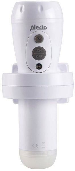 Alecto LED Taschenlampe ATL-110 (1-St), Taschenlampe mit LED-Linse, Aufladbar mit Sensor, Nachtlicht
