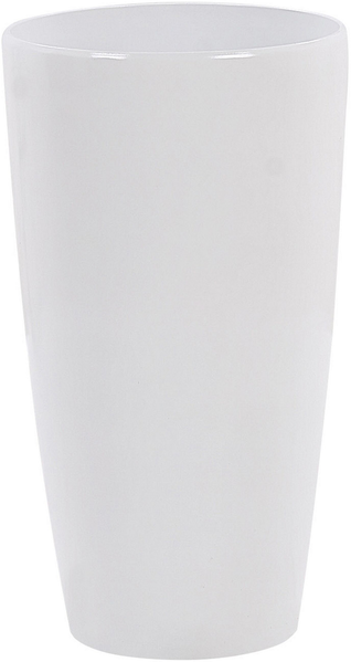Blumenkübel TSERIA Stein 32 cm Weiß