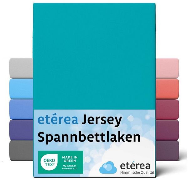 etérea Himmlische Qualität Spannbettlaken etérea Comfort Jersey Spannbettlaken, Jersey, Gummizug: rundum, (1 Stück)