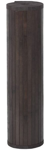 vidaXL Teppich Rechteckig Dunkelbraun 60x200 cm Bambus 376839 Bild 3