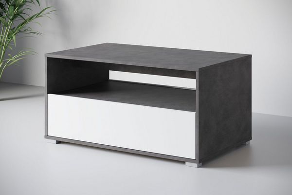 Home affaire Couchtisch Kenia (1-St), Rechteckiger Kaffeetisch, 90x55 cm, mit offenem und geschlossenem Fach