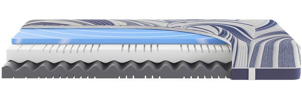 Hn8 Kaltschaum-Matratze "Ocean Clean KS", H3, 100 x 200 cm, Höhe: ca. 21 cm Bild 4