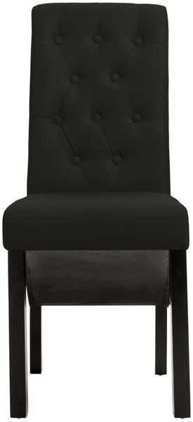 vidaXL Esszimmerstühle 6 Stk. Schwarz Stoff [276976] Bild 3