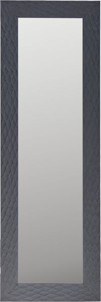 Carryhome 'LUCA' Spiegel, Kunststoff schwarz, 50 x 150 x 1.6 cm, waagerecht und senkrecht aufhängbar