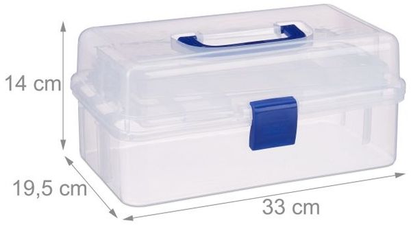 Relaxdays Aufbewahrungsbox mit 9 Fächern Bild 4