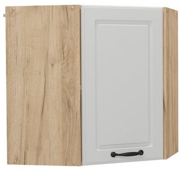 Eckhängeschrank R-Line Weiß Landhaus 57 cm Vicco Bild 4