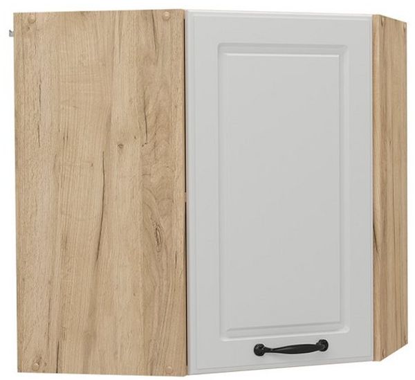 Eckhängeschrank R-Line Weiß Landhaus 57 cm Vicco Bild 5