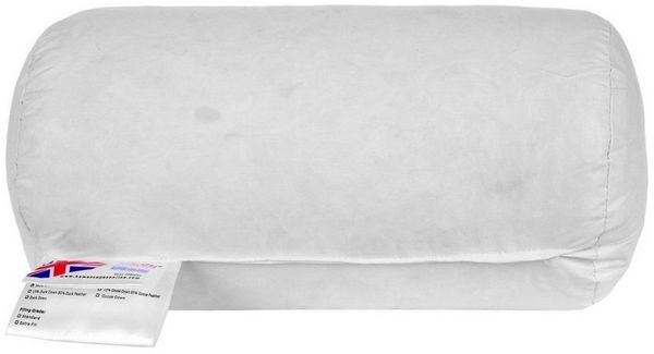 Homescapes Federkissen Entenfeder-Nackenrolle, 30 x 18 cm, Füllung: 100% Entenfedern