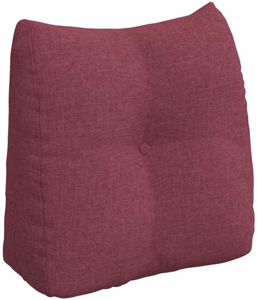 vidaXL Rücken Kissen Weinrot 45 x 24 x 50 cm Stoff 42014357