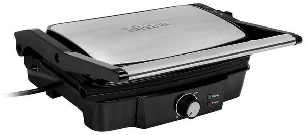Tristar Kontaktgrill, schwarz, 12 x 33,3 x 26,2 cm