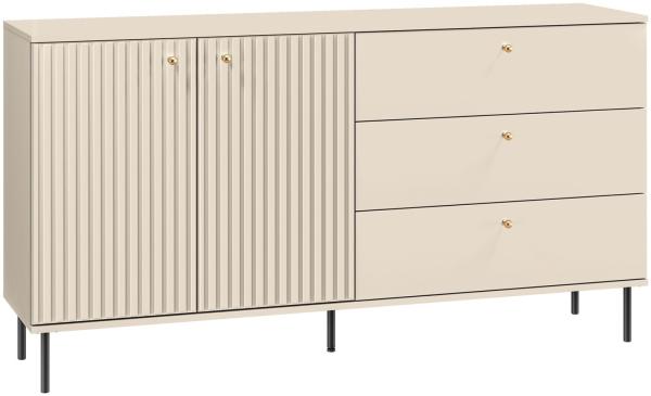 Selsey 'Caletto' Sideboard 2-türig, beige, ca. 85 x 160 x 40 cm