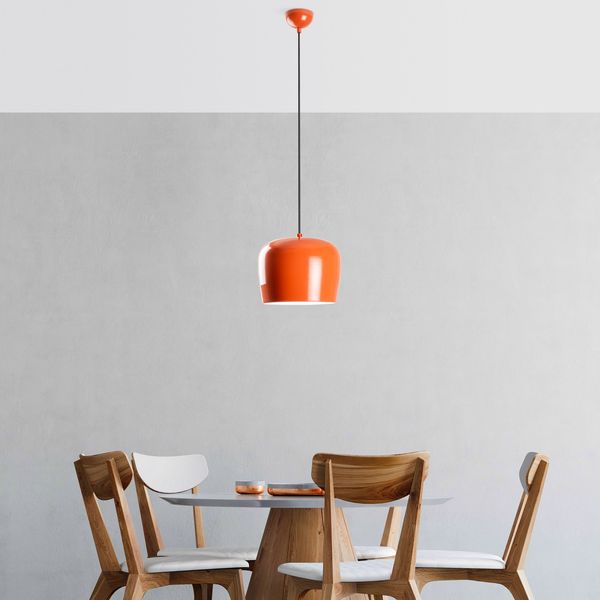 Kronleuchter, 'Yozgat', 114 x 18 x 18, Orange