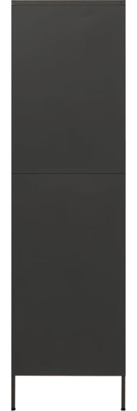 vidaXL Kleiderschrank, Stahl, Anthrazit, 90 x 50 x 180 cm Bild 4