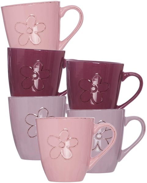 Ritzenhoff & Breker Flower Henkelbecher 520 ml 6er Set