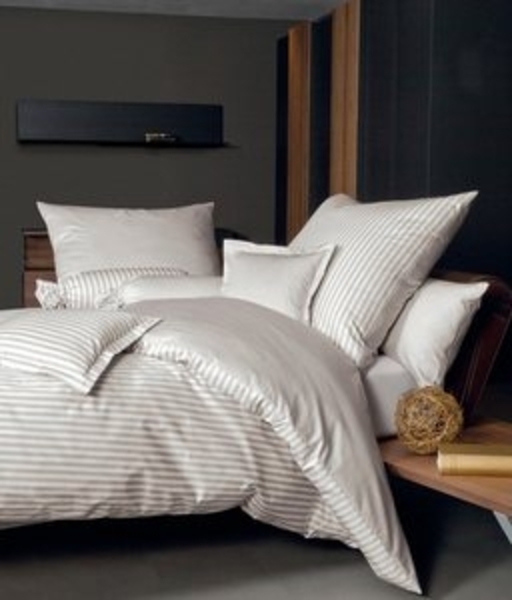 Janine Mako-Satin Bettwäsche Modernclassic 3912-37 Naturell Bild 4