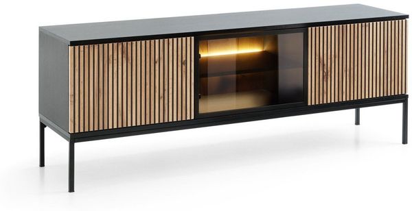 Luxusbetten24 TV-Board Designer Lowboard Nayra, inklusive LED-Beleuchtung