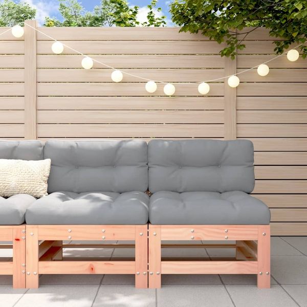 vidaXL Garten-Mittelsofas 2 Stk. Massivholz Douglasie 825644