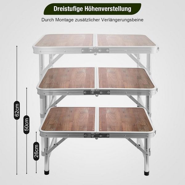 Youyijia Campingtisch Generisch Klapptisch Camping Tisch Faltbar