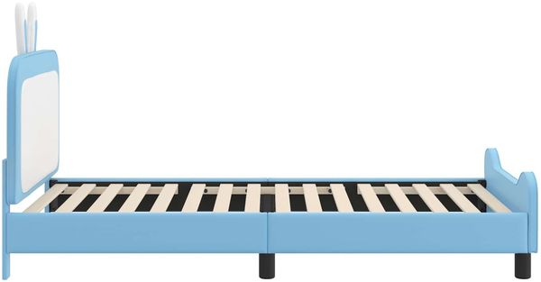 vidaXL Kinderbettgestell mit Kopfteil Blau 80 x 200 cm PU 42011091 Bild 6