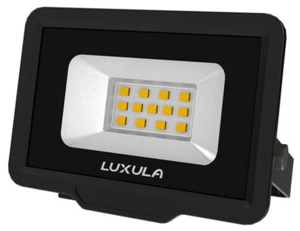 LUXULA LED Flutlichtstrahler LED-Fluter, 10 W, warm- & neutralweiß, 1000 lm, schwarz, IP65, LED fest integriert, warmweiß, neutralweiß
