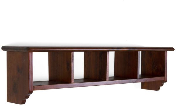 Wandregal Catana Massivholz braun
