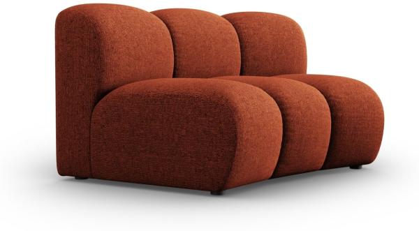 Micadoni Modul Armlos Lupine 1-Sitzer Large Chenille Haga Terrakotta