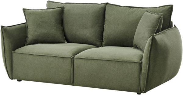 Sofa 3-Sitzer KUNES Stoff Grün Bild 4