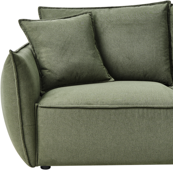 Sofa 3-Sitzer KUNES Stoff Grün Bild 6