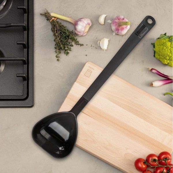 Chefkoch trifft Fackelmann Soßenlöffel Soßenlöffel, 300mm – Hitzebeständig bis 270°C – Spülmaschinengeeignet
