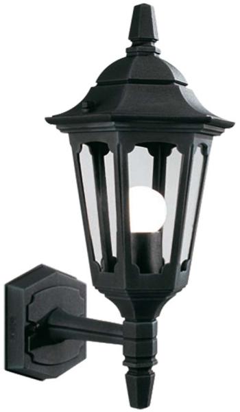 Außenleuchte, Wandlampe, Laterne, ALU-Druckguss Glas, H 39 cm