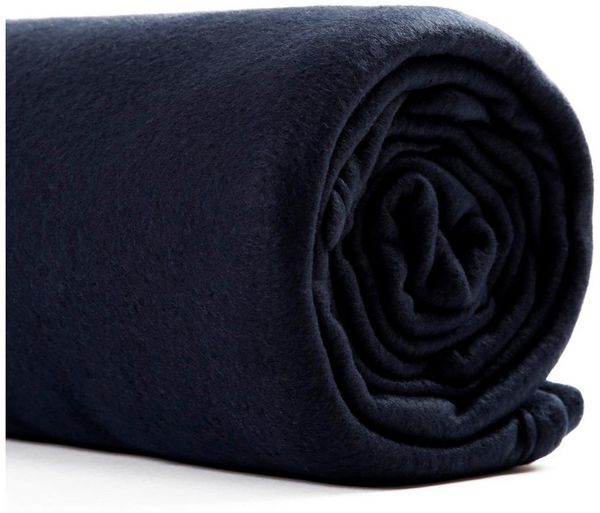 Estexo Fleecedecke, Polar navy blue, 220x240 cm
