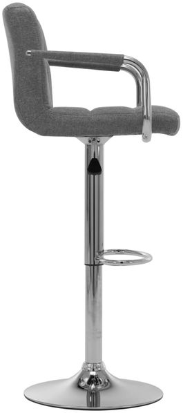 vidaXL Barhocker Hellgrau Stoff [283409] Bild 3