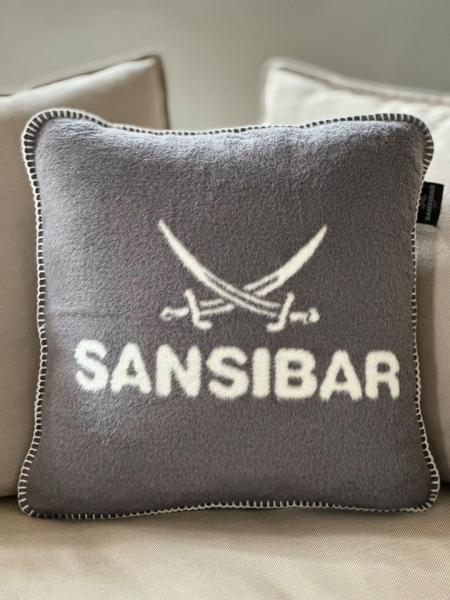 Sansibar Sylt Kissenbezug Jacquard Kissenhülle "Doubleface", Sansibar Dekokissen, 50x50 cm, besonders weich, angenehm wärmend, pflegeleicht, hautfreundlich