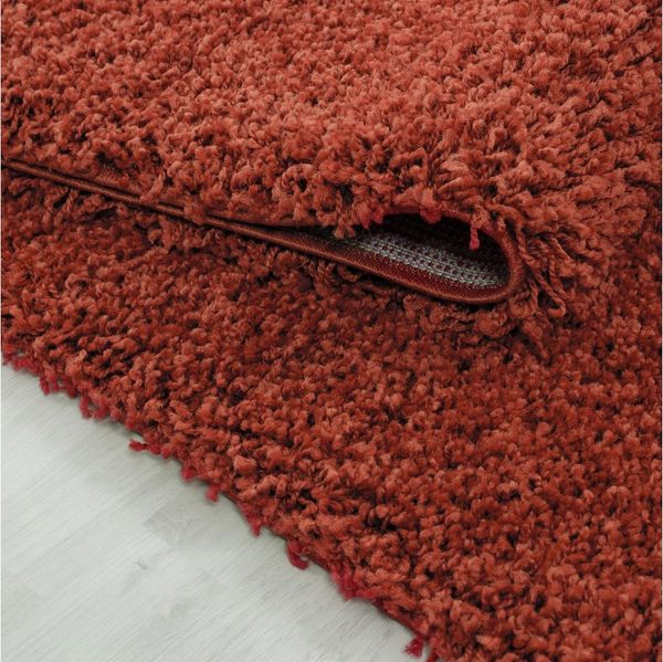 Villa Möbel Hochflor-Teppich Lifiva, Rechteckig, Höhe: 30 mm, Einfarbig Shaggy Teppich Wohnzimmer Langflor versch. farben und größen