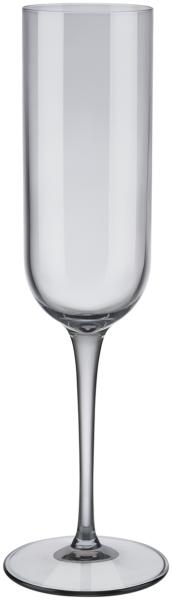 Blomus FUUM Set 4 Sektgläser, Sektglas, Sektkelch, Gläser-Set, Glas farbig, Smoke, 210 ml, 63932