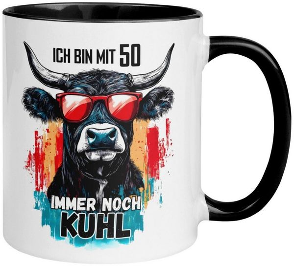 Momentals Tasse 50. Geburtstag Mann Frau – 50 und immer noch Kuhl – Männer Frauen, Gratis Versand · Links-&Rechtshänder · Spülmaschinenfest