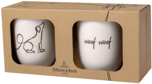 Villeroy & Boch Statement Kaffeebecher 280ml 2er Set Dog - DS