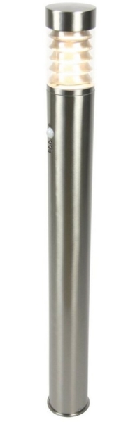 Heitronic 36893 LED Standleuchte Saturn 1000mm Edelstahl mit Bewegungsmelder