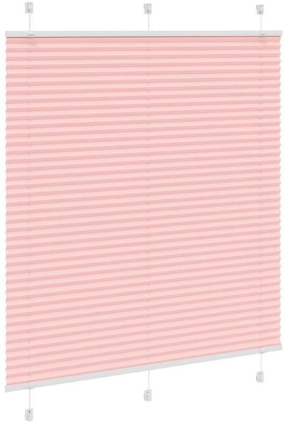 vidaXL Plissee Rosa 115x100 cm Stoffbreite 114,4 cm Polyester 4015435 Bild 3