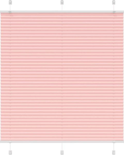 vidaXL Plissee Rosa 115x100 cm Stoffbreite 114,4 cm Polyester 4015435