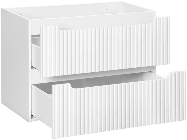 Waschtischunterschrank 80 cm weiß NEWPORT-56-WHITE