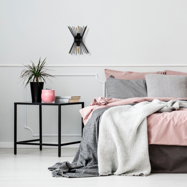 Vente-unique - Wandleuchte - Metall - H. 33 cm - Schwarz - KIRPI Bild 2