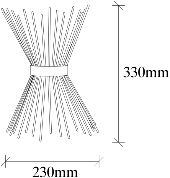 Vente-unique - Wandleuchte - Metall - H. 33 cm - Schwarz - KIRPI Bild 10