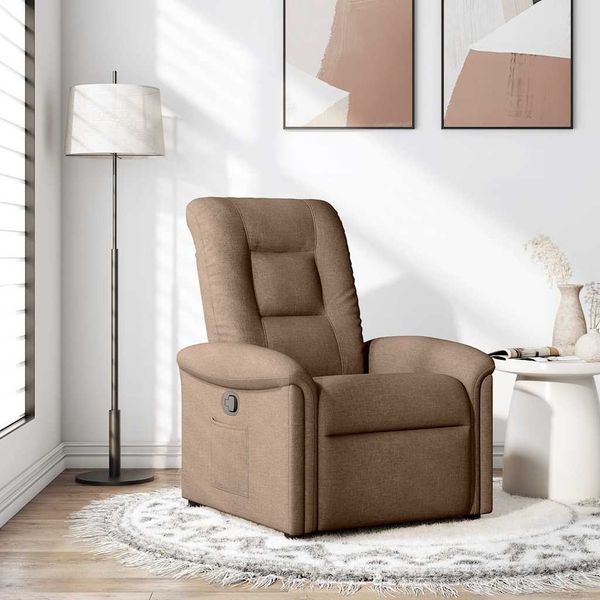 vidaXL Relaxsessel Braun Stoff 4015620