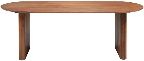Vente-unique - BALIMELA Esstisch Holz, Platte Braun - B 100 cm x H 76 cm x L 200 cm