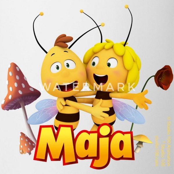 Spreadshirt Tasse Biene Maja Freundschaft Mit Willi Tasse, Keramik
